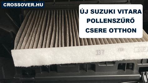 Suzuki Vitara pollenszűrő