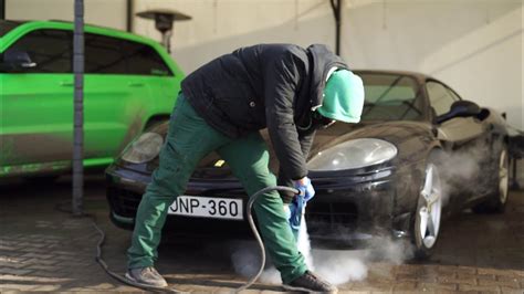 Szárazgőzös autómosás