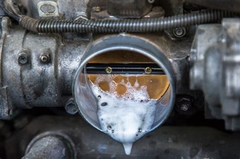 Szennyezett fojtószelep