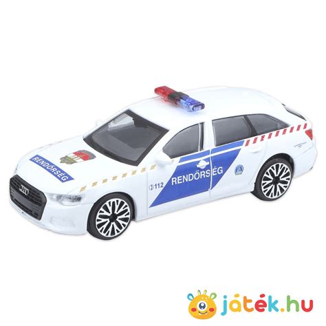 Szerelhető rendőrautó játék