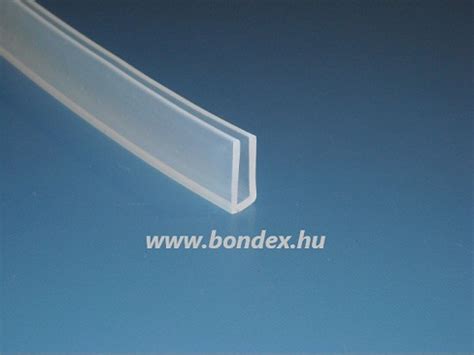 Szilikon élvédő U profil