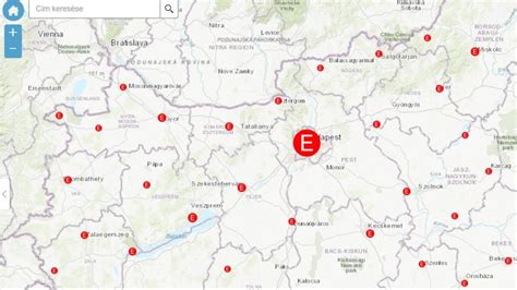 Töltőállomások térképe