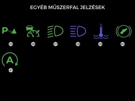 Túlmelegedés jelzése a műszerfalon