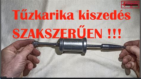 Tűzkarika kiszedése