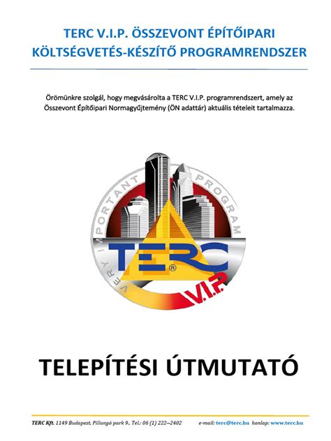 Telepítési útmutató