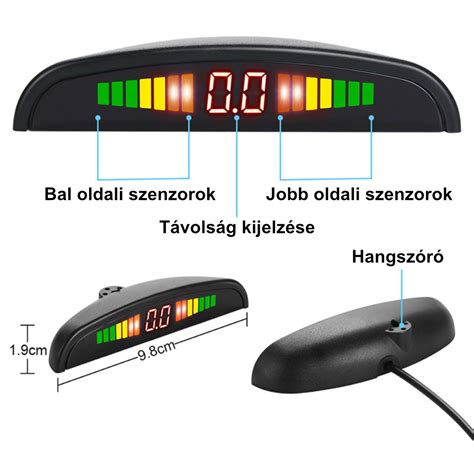 Tolatóradar szenzorok beszerelése