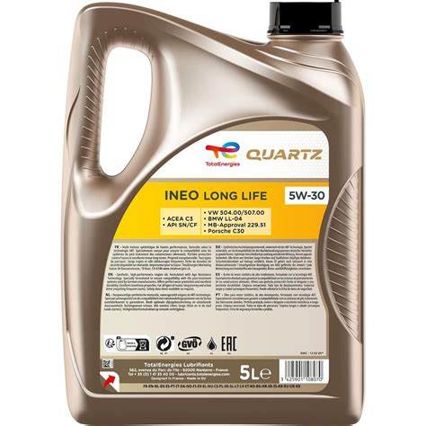 TotalEnergies Quartz Ineo Long Life 5W-30