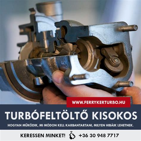 Turbófeltöltő keresztmetszeti ábrája