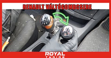 Váltógomb cseréje