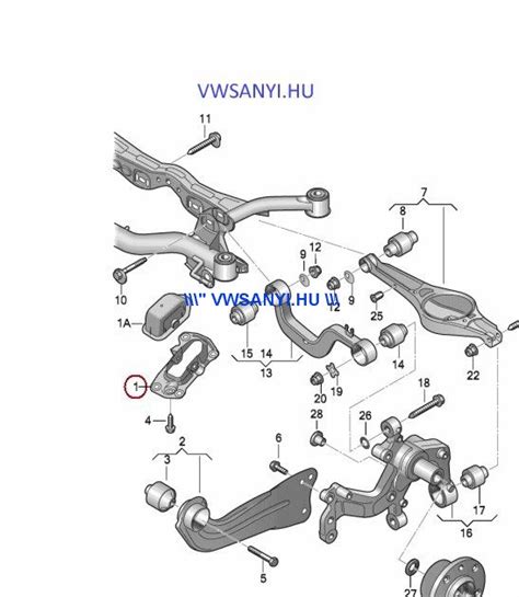 VW Passat B6 futómű