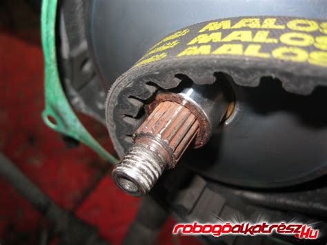 Variátor hézagolás