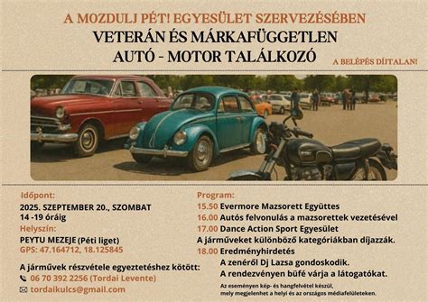 Veterán autós találkozó