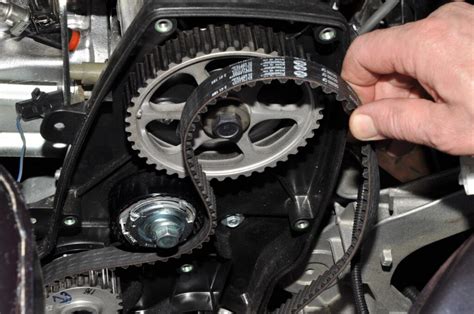 Vezérműszíj elhelyezkedése a motorban