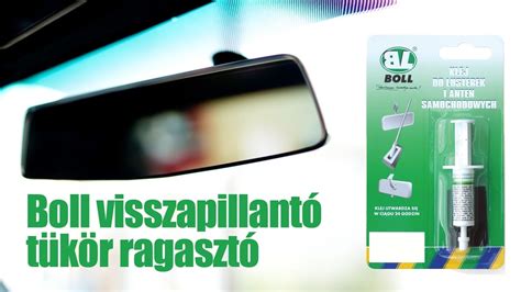 Visszapillantó tükör ragasztása