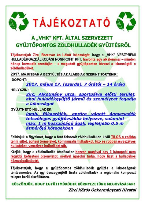 Zöldhulladék gyűjtése